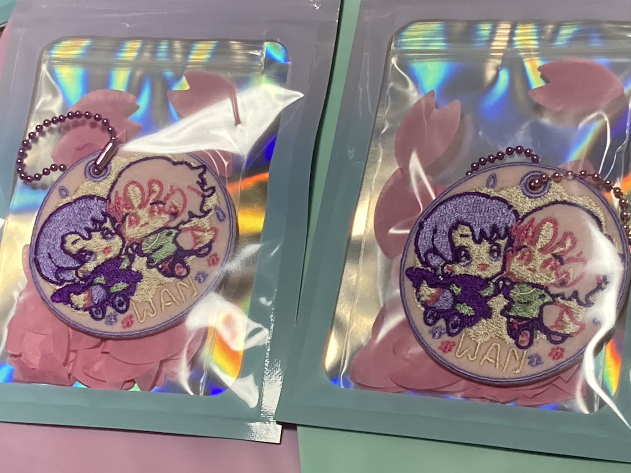 紫*音様 可愛い幸せストラップ⭐️銀糸 小鈴付き minami-shop_1744