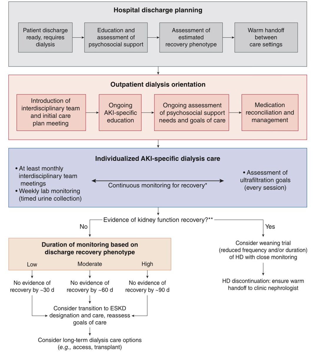 JonathanNefro's tweet image. ¿Cómo manejar a quienes egresan del hospital con lesión renal aguda aún requiriendo diálisis?
Es muy complejo, nos remitimos a recomendaciones que carecen de evidencia contundente. Desde mi percepción, sesiones de diálisis personalizadas es clave
JASN2025
doi.org/10.1681/ASN.00…
