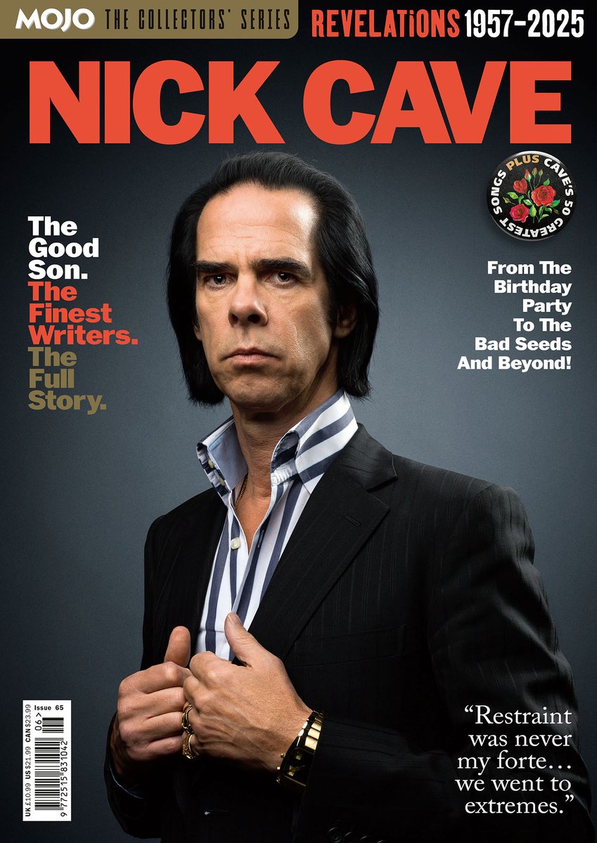 MOJO’s New Nick Cave Special Is Out Now!

Presenting the finest writing on <a href="/nickcave/">Nick Cave & The Bad Seeds</a> in a single deluxe volume, MOJO The Collectors’ Series: NICK CAVE REVELATIONS 1957-2025 in UK shops and available to order for delivery now.

ORDER HERE: shorturl.at/HJUJt