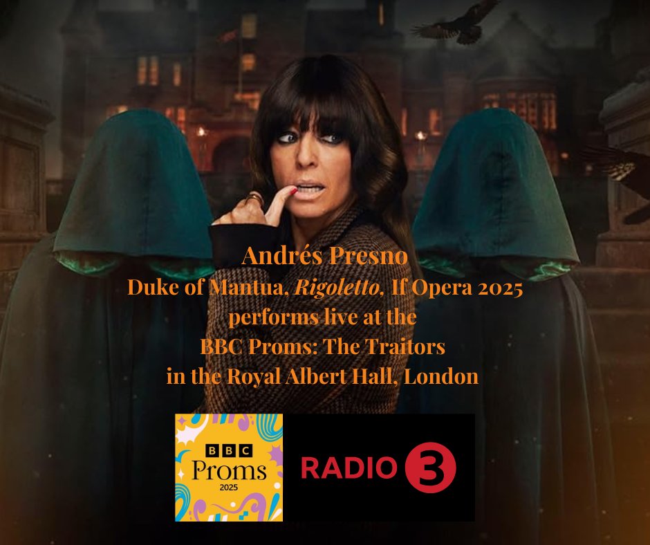 if_opera's tweet image. ๐ผ BBC Proms: The Traitors ๐ผ
We are looking forward to listening to Andrรฉs Presno, member of our 2025 ensemble, live in the Royal Albert Hall this afternoon... #opera #ifopera #bbctraitors #orchestra #bbcsingers #bbcproms