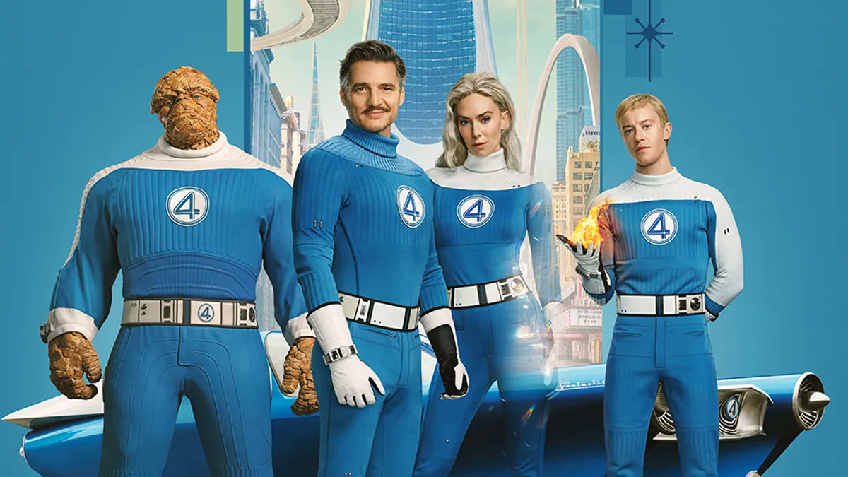 itsgrymm's tweet photo. #FantasticFour is hands down one of the better Marvel movies post-Endgame, maybe even the best. 
Stunning visuals and strong character chemistry make this an entertaining watch for both longtime MCU fans and newcomers alike.
⭐️8/10 https://t.co/5Rf0EpXThG