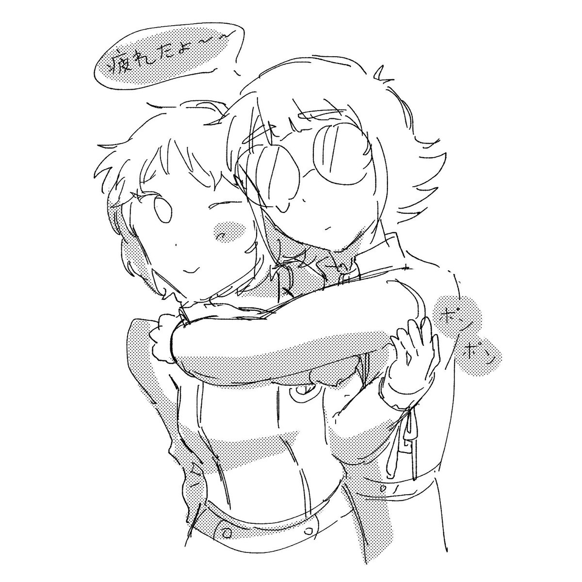 _t34l's tweet image. assortment of fuuteal sketches because i need to cope with the pain (diarrhea)
#yumetwt #persona3 #p3 #personayume