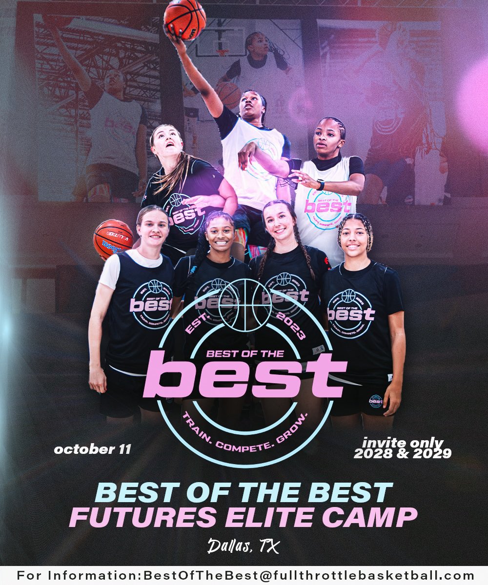Jason Key (@bballjkey) on Twitter photo There is NO other camp like itโผ๏ธ
One day, all <a href="/FIBA3x3/">3x3 Basketball | FIBA3x3</a>-style with REAL ๐ฅ
We have had many of the best players in America over the course of the last 5 years (this will be year 3 with <a href="/FullThrottleT2D/">Full Throttle T2D</a>).
This is a high level COMPETITION camp for those looking for the ๐จ
Donโt There is NO other camp like itโผ๏ธ
One day, all <a href="/FIBA3x3/">3x3 Basketball | FIBA3x3</a>-style with REAL ๐ฅ
We have had many of the best players in America over the course of the last 5 years (this will be year 3 with <a href="/FullThrottleT2D/">Full Throttle T2D</a>).
This is a high level COMPETITION camp for those looking for the ๐จ
Donโt