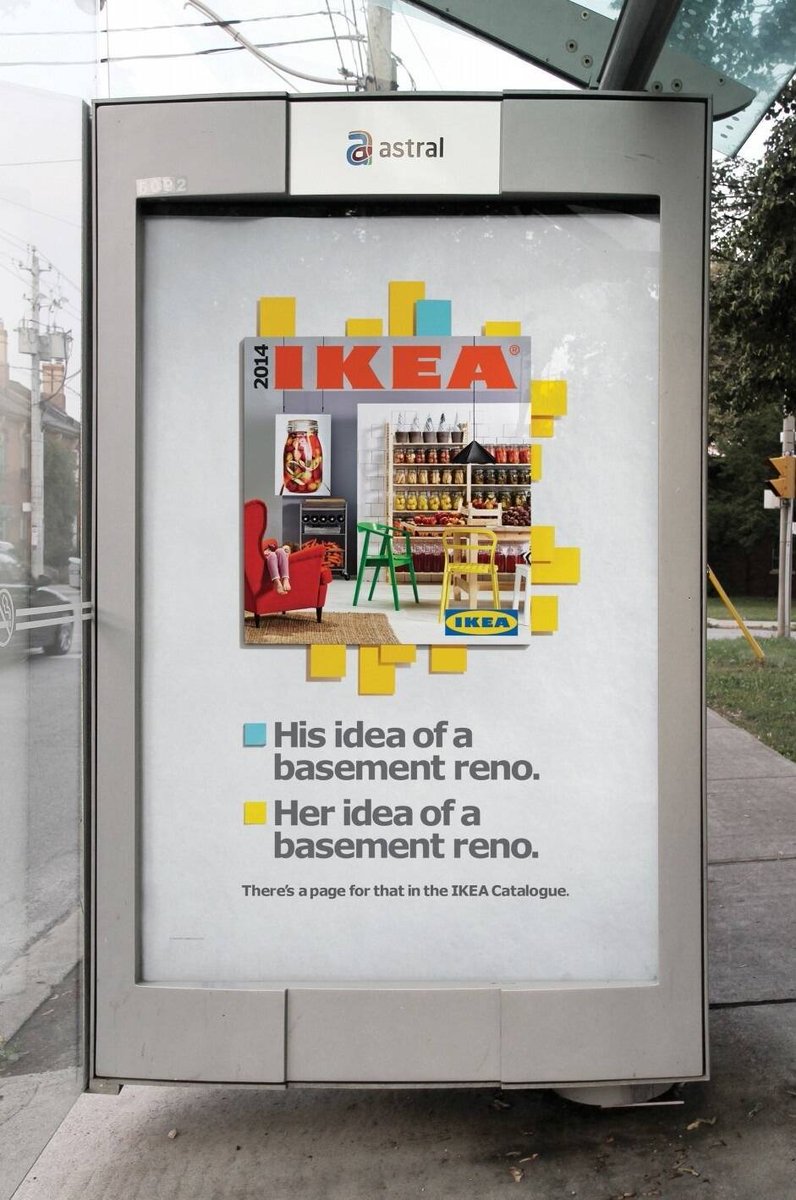 e4mtweets's tweet image. IKEA kept it real (and hilarious) with its iconic 2014 Canadian campaign — from "Basement reno" to "Boy meets girl," real-life moments never looked this clever on a billboard! 🛋️🇨🇦

Agency : @LeoBurnett, Toronto Canada

#e4m #IKEA #OOHAdvertising #LeoBurnett #AdThatSpeaks