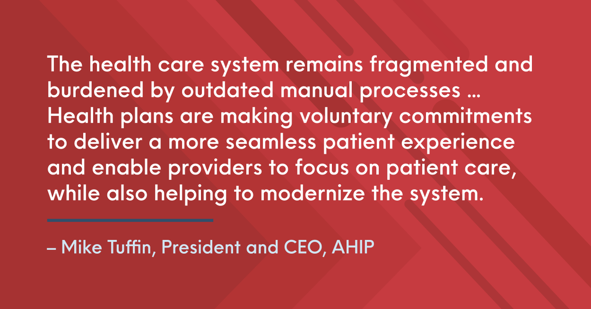 Big news! US health plans, led by <a href="/AHIPCoverage/">AHIP</a>, are committing to simplifying #PriorAuthorization. We’re proud to be a part of faster, more-direct access to appropriate care for members in our commercial, Medicare Advantage and <a href="/OhioMedicaid/">Ohio Medicaid</a> plans.

ahip.org/news/press-rel…