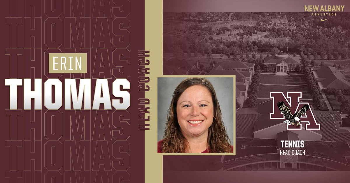 Erin Thomas Selected to Lead New Albany Tennis Program naeagles.com/News/103053