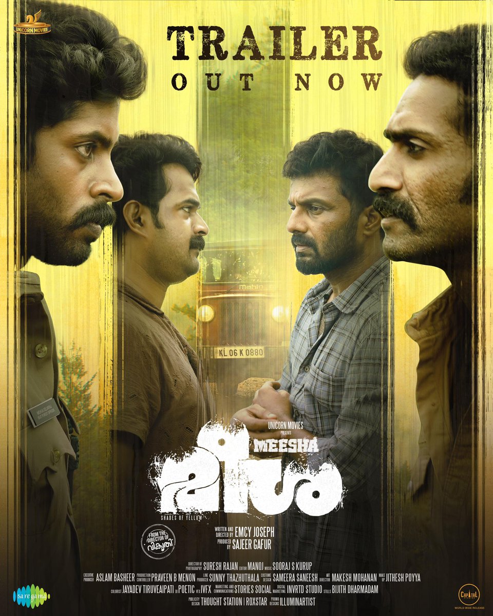 am_kathir's tweet image. #Meesha My 1st Malayalam film releasing in Theater from August 1st

Trailer Out now👇🏼
youtu.be/BWYB2s_SLck