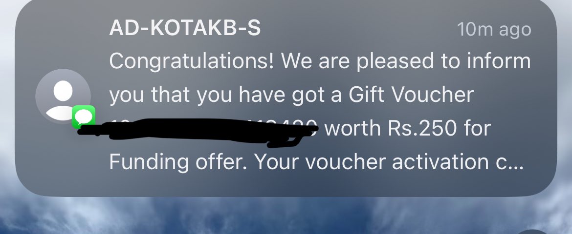 🎉🎉 Received vouchers worth 1250₹ from Kotak Super savings account for funding offer 🎉🎉

Comment below if you have received the same

#ccgeek 
#ccgeeks