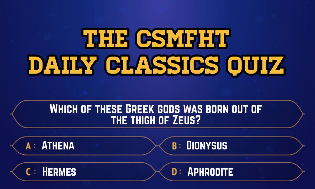 An unusual story to say the least! 
Yesterday's answer was D: Golden Bough!