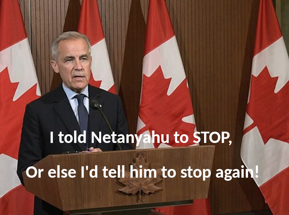 There are more empty gestures where that one came from. #Carney #GazaGenocide
