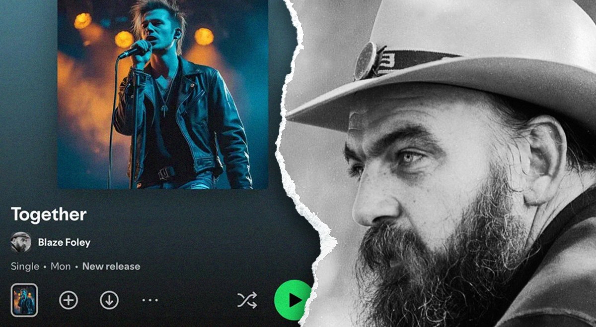 naczasienews's tweet image. Spotify publikuje piosenkę „zmarłego” artysty stworzoną przez AI.
Na koncie zamordowanego w 1989 roku Blaze’a Foley’a pojawił się nowy utwór pt. „Together”, w całości wygenerowany przez sztuczną inteligencję.
Sprawę ujawnił portal 404media.
Do utworu dołączono również zdjęcie…