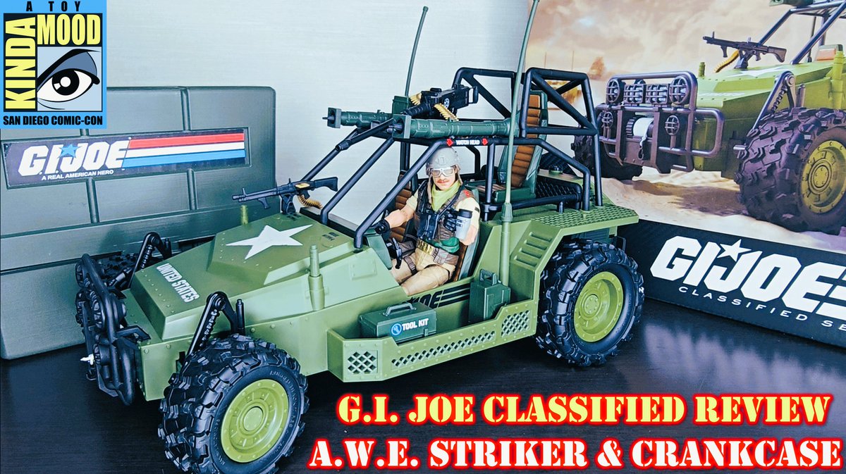 AToyKindaMood's tweet image. We have the #GIJoeClassified Crankcase & A.W.E. Striker! Here's the review 💥 >>> youtu.be/L0juDAQ6L20?si…
@TheFullForce @ToyNewsInterna1 @preterniadotcom