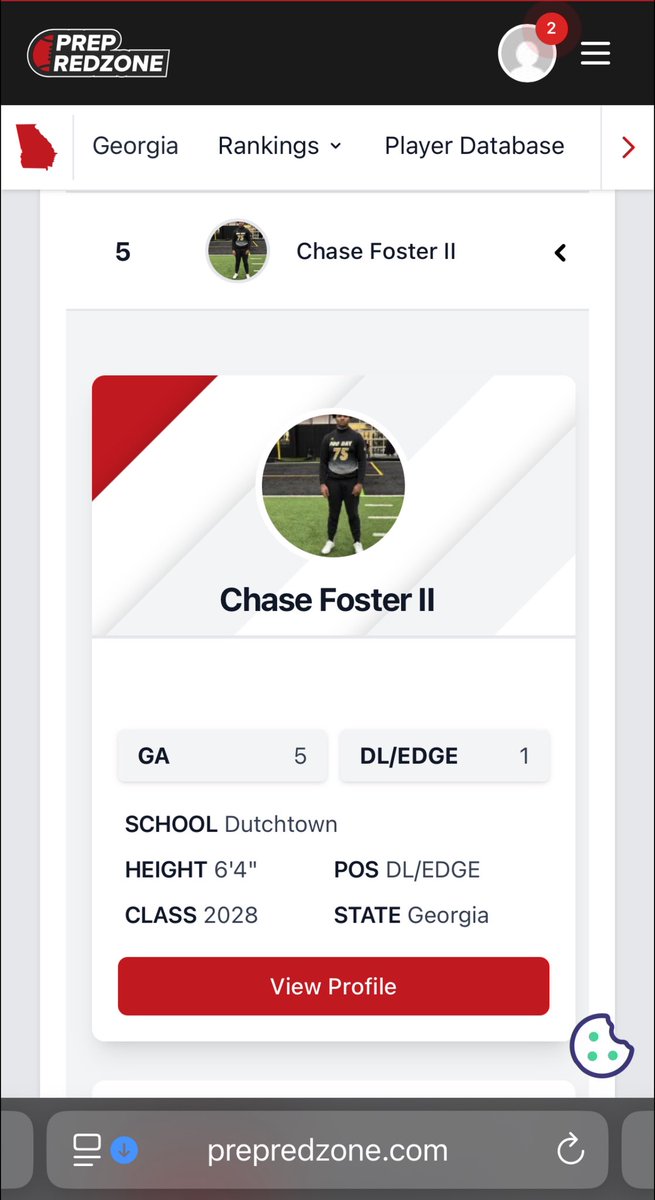 ChaseFosterII13's tweet image. Thankful to be ranked 5th in Georgia and 1st in my position in Georgia by @PrepRedzoneGA #keepwrkn #jobnotdone
#motivation
@DutchtownFB1 @kevontglenn @_coachsolo @EricSwinney @TOTAL_ATHLETE @RecruitGeorgia @PlayBookAthlete @Coachcliff904 @CoachDezWalker @adamgorney…