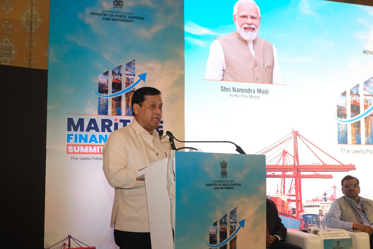 PIB Shipping (@pib_shipmin) on Twitter photo The Maritime Financing Summit 2025 commenced in New Delhi in the presence of Shri Sarbananda Sonowal Union Minister of PS&W, Shri Shantanu Thakur MOS, Shri T.K. Ramachandran Secretary.
<a href="/sarbanandsonwal/">Sarbananda Sonowal</a> <a href="/Shantanu_bjp/">Shantanu Thakur</a>
#MaritimeFinancingSummit2025
#MaritimeIndiaTime The Maritime Financing Summit 2025 commenced in New Delhi in the presence of Shri Sarbananda Sonowal Union Minister of PS&W, Shri Shantanu Thakur MOS, Shri T.K. Ramachandran Secretary.
<a href="/sarbanandsonwal/">Sarbananda Sonowal</a> <a href="/Shantanu_bjp/">Shantanu Thakur</a>
#MaritimeFinancingSummit2025
#MaritimeIndiaTime