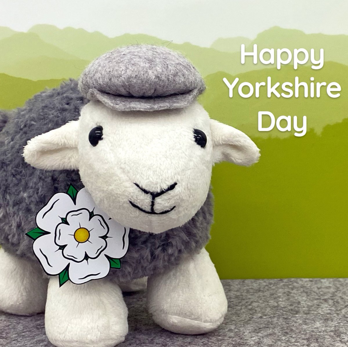 Ey Up! It's #YorkshireDay

Little Herdy's popped on his flat cap to celebrate 🐏

Have a reyt good day! 😁

#Herdy #Herdwick #Yorkshire