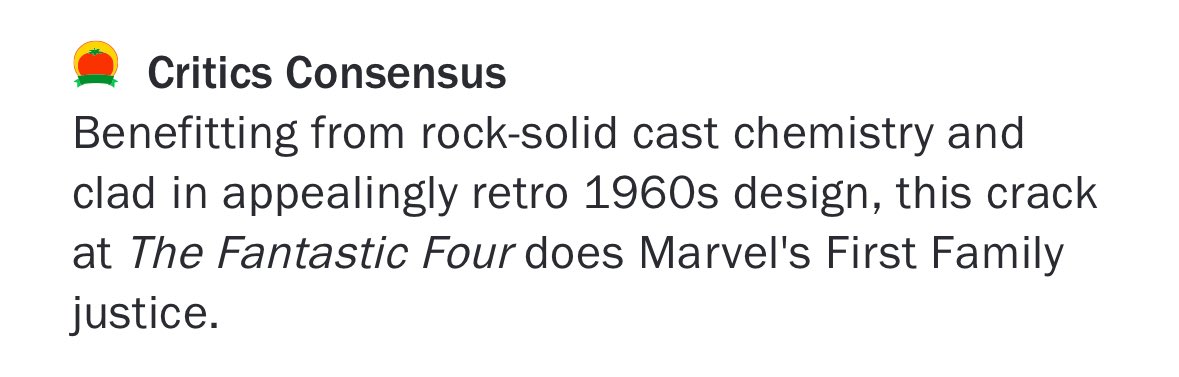 PreviouslyR's tweet photo. It’s #FantasticFour day! With a RT score of 89%, its the highest for the #MCU in awhile. Will you be seeing it this weekend??

Don’t forget to give a listen to our past episodes covering the not-so-fantastic films! https://t.co/ZFJKmodQyU