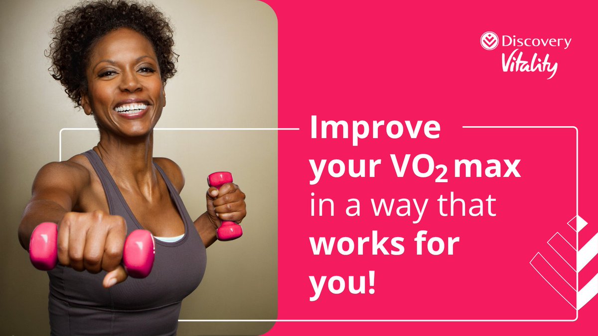 Vitality_SA's tweet image. Did you know? Boosting your VO2 max can reduce anxiety and depression symptoms. 💪 Whether it's running, cycling, weight training, or brisk walking, find what works for you and get moving. Your future self will thank you!
Ready? Start here. ➡️ discv.co/414o3D8