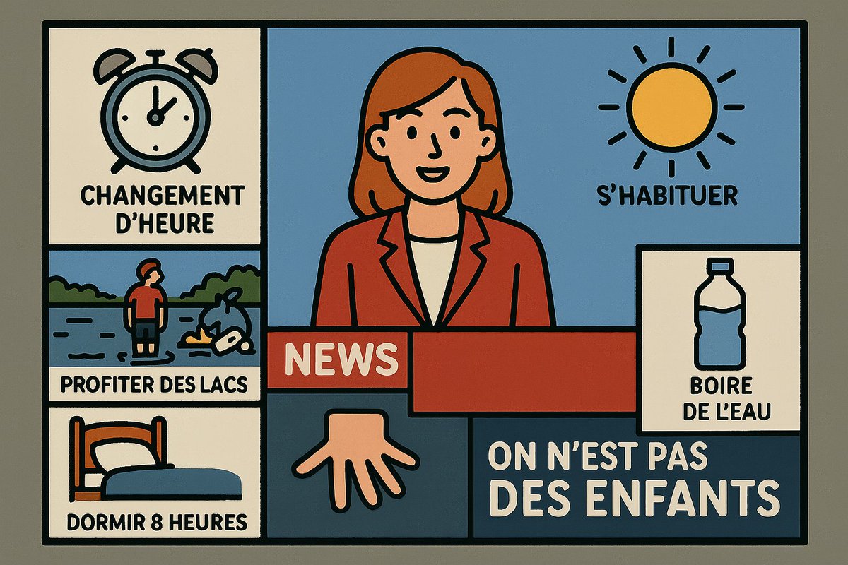 RevHeille's tweet image. Il faut répéter pour rappeler pas pour tenter de laisser croire que vous venez de découvrir des nouveaux phénomènes sinon, il est claire que vous tentez d'infantiliser le public: s'habituer à la chaleur l'été, changements d'heures, les déchets du début de printemps, dormir huit…