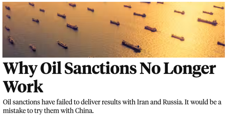 DocuVerite's tweet image. La logique des sanctions repose sur l'hypothèse que la privation de revenus pétroliers affaiblit la capacité d’un État à se maintenir. En pratique, plutôt que d’affaiblir les régimes autoritaires, les sanctions ont en réalité contribué à renforcer leur emprise sur leurs…