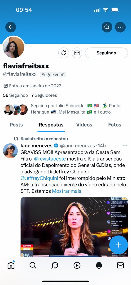 RICKSERGIOBSB's tweet image. Já te seguindo de volta,@flaviafreitaxx ! Vou te seguir também com a conta principal @SERGIORICKBSB 🌻🌻Patriotas, vamos tentar fazer Flávia passar de 100 seguidores ainda hoje? 🤝🤝🇧🇷🇧🇷PEÇO A FLÁVIA QUE SIGA DE VOLTA TODOS OS PATRIOTAS QUE IRÃO TE SEGUIR, COMBINADO FLÁVIA?