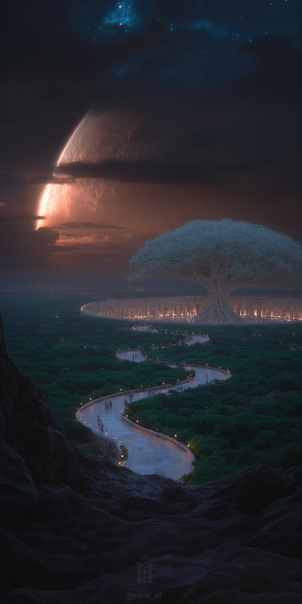 hedo_ist's tweet image. smell of peaceful life (colossal wallpaper)