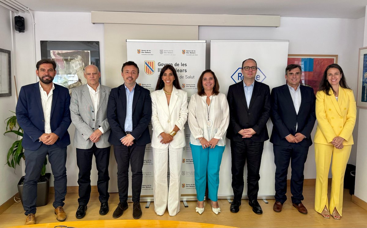 SalutGOIB's tweet image. El IBSalut i Roche Farma col·laboraran per desenvolupar projectes d'innovació i modernització en l'àmbit de la digitalització i la intel·ligència artificial
L’objectiu és unir esforços per desenvolupar actuacions en el camp dels avenços assistencials
🔗tn.caib.es/YN260Yl2Kqfl