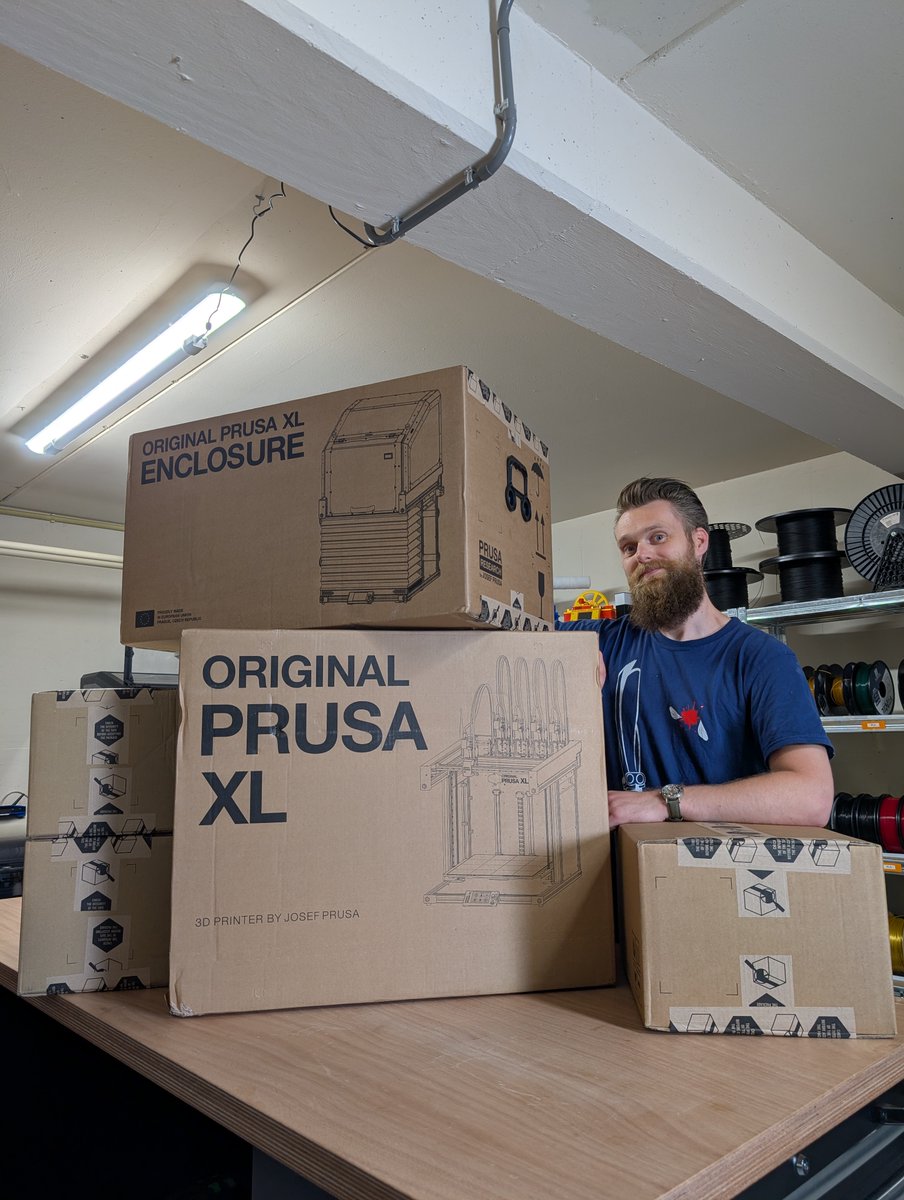 properprinting's tweet image. A big printer for a big project. Official project name: f*ck around XL. I kid you not, this is the title of the email conversation with @Prusa3D and I&apos;m very happy to have them as a partner! This is gonna be epic😎