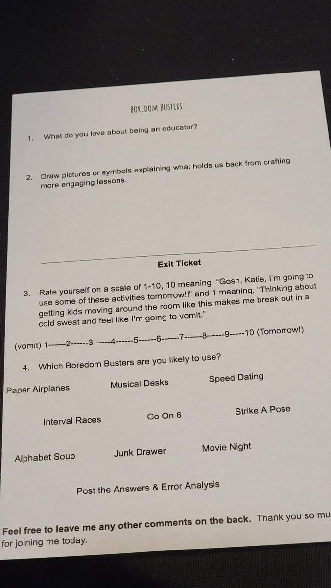 watsonedtech's tweet photo. The keynote of Day 2 @JCPSKY Explore Teacher Institute today is @Beyond_the_Desk, helping us bust learning boredom with low/no prep strategies: "Fun is a very effective tool to leverage." #AllinKY #UnitedWeLearnKY #ItsNextYearAlready #KYILN #kygoplay https://t.co/cotYs4dSnD