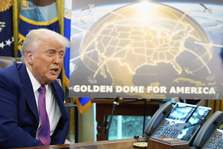 RCScience's tweet image. Trump's Golden Dome missile defense shield is projected to cost $175 billion, but nobody really knows what it's going to look like exactly. via @arstechnica realclearscience.com/2025/07/24/wha…