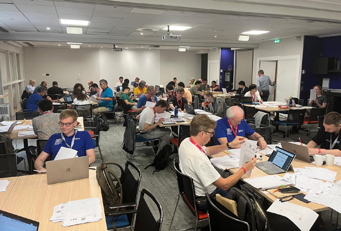 TheBPhO's tweet photo. The UK team visited the Paris Saclay University, whilst their team leaders and observers were engaged in moderation, seeing if they could find any extra marks for the team. The closing ceremony of #IPho2025 is live streaming from 2pm - fingers crossed! https://t.co/x2FqQ8aNmJ https://t.co/bSuaKcBNMW