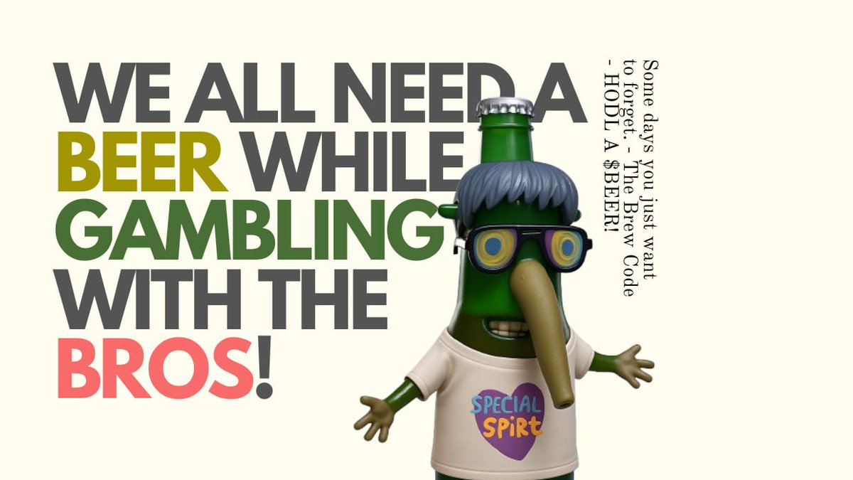 SpyrotheLegend's tweet photo. @TokabuTheSpirit 9t3JjtgjyvE1hiW3U5i6KNnoUkwQuZ4UDZ8Bj8iJbonk

$beer beer just makes gambling better https://t.co/fxfNCfupxq