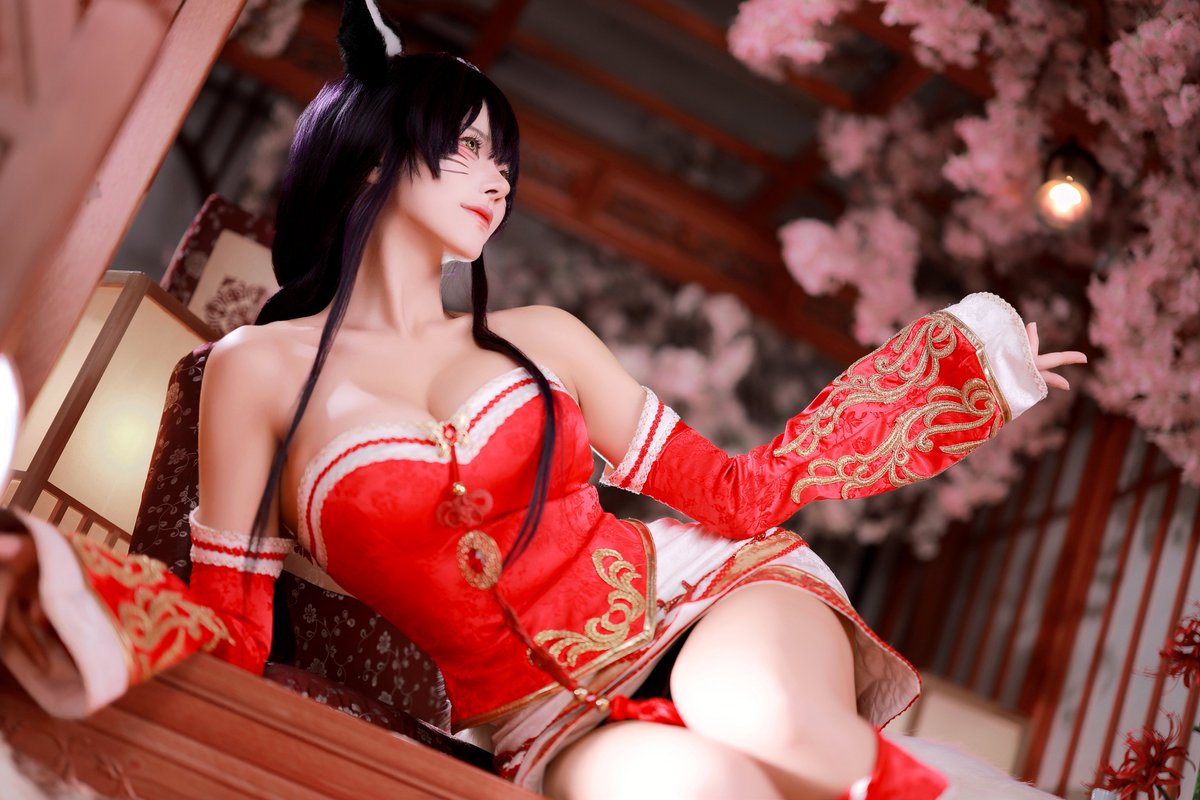 nariddyang's tweet image. League of Legends, Ahri