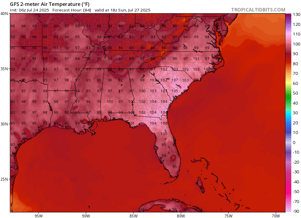 SheaGibsonWx's tweet image. The hottest temps of the summer are on the way to SC. Chas alone could top 100° Saturday-->Monday with heat indices in 111-116° ranges. Midlands could see 103-107° with even higher indices. This heat wave could very well warrant Extreme Heat Watches/Warnings across the entire SE…