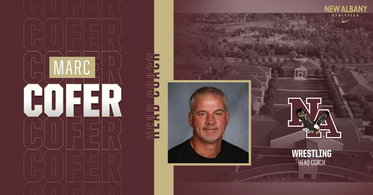 Marc Cofer Back At The Helm for New Albany Wrestling  naeagles.com/News/103054