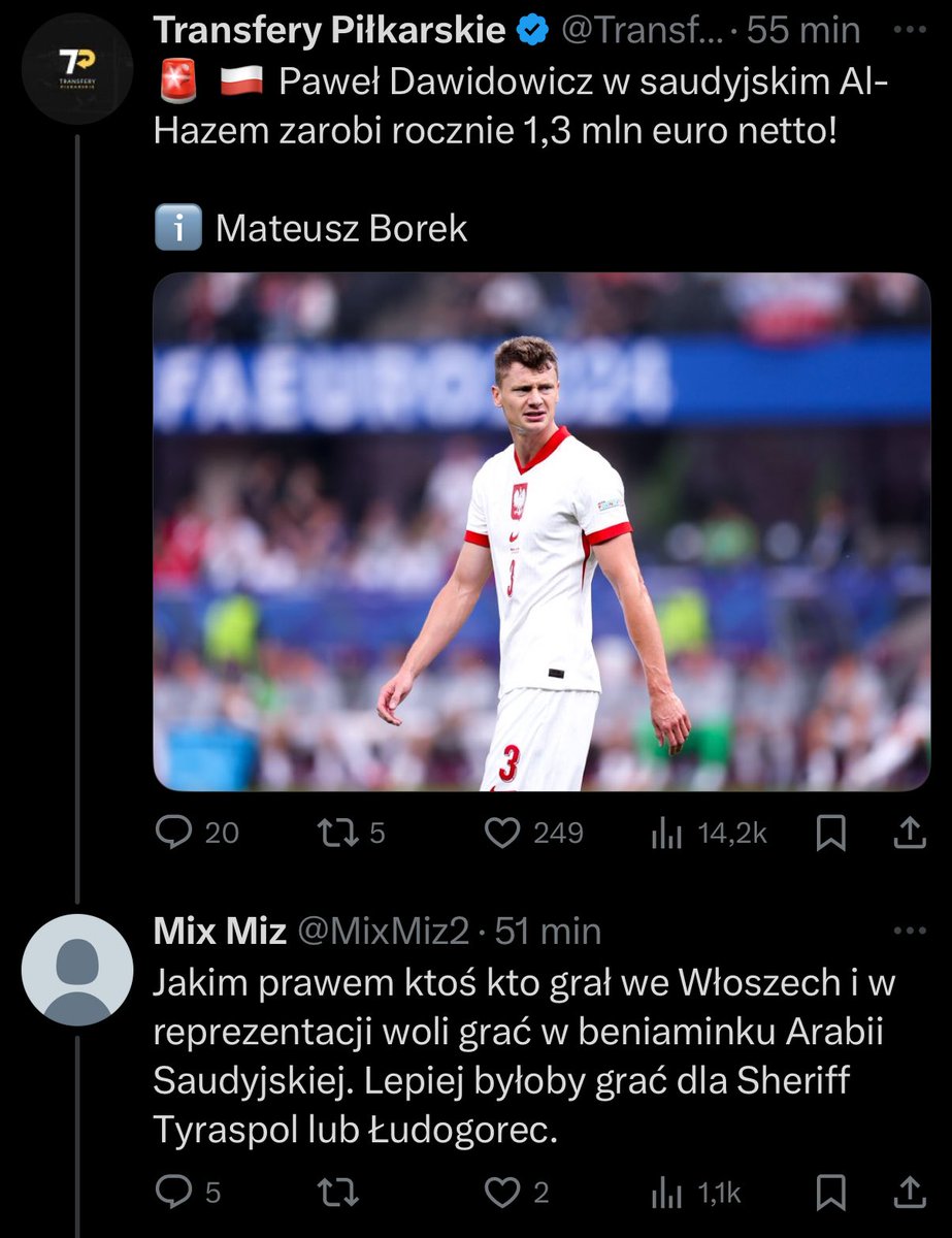 niesamowite jest to, że niektórzy dalej nie pojmują, że dla wielu piłkarzy, piłka jest po prostu pracą i wolą ustawić se całe życie i życie swoich dzieci