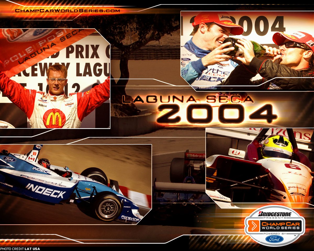 ChampCar4Ever's tweet image. Sébastien Bourdais got the pole position, but it was Patrick Carpentier winning for the second straight year at Laguna Seca in the 2004 Bridgestone Grand Prix of Monterey.
#Indycar