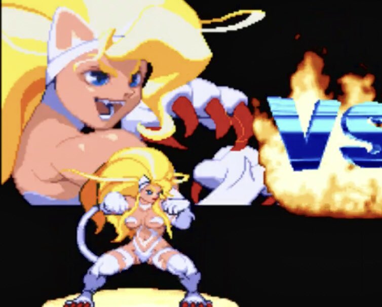 TOSOUNIKKI's tweet image. CAPCOM 格闘ゲーム
ヴァンパイアシリーズ
ヴァンパイアハンターより

✨フェリシア✨小Ｋcolor

1990年代　ゲームセンター景品をリペイント

#ガン消し
#ヴァンパイアハンター