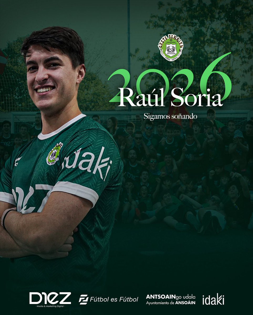 𝗢𝗙𝗜𝗖𝗜𝗔𝗟 📝 | EL C.F.Gazte Berriak anuncia la renovación de Raúl Soria.

📲Conoce la noticia al completo aquí;

gazteberriak.com/%F0%9D%97%A2%F…