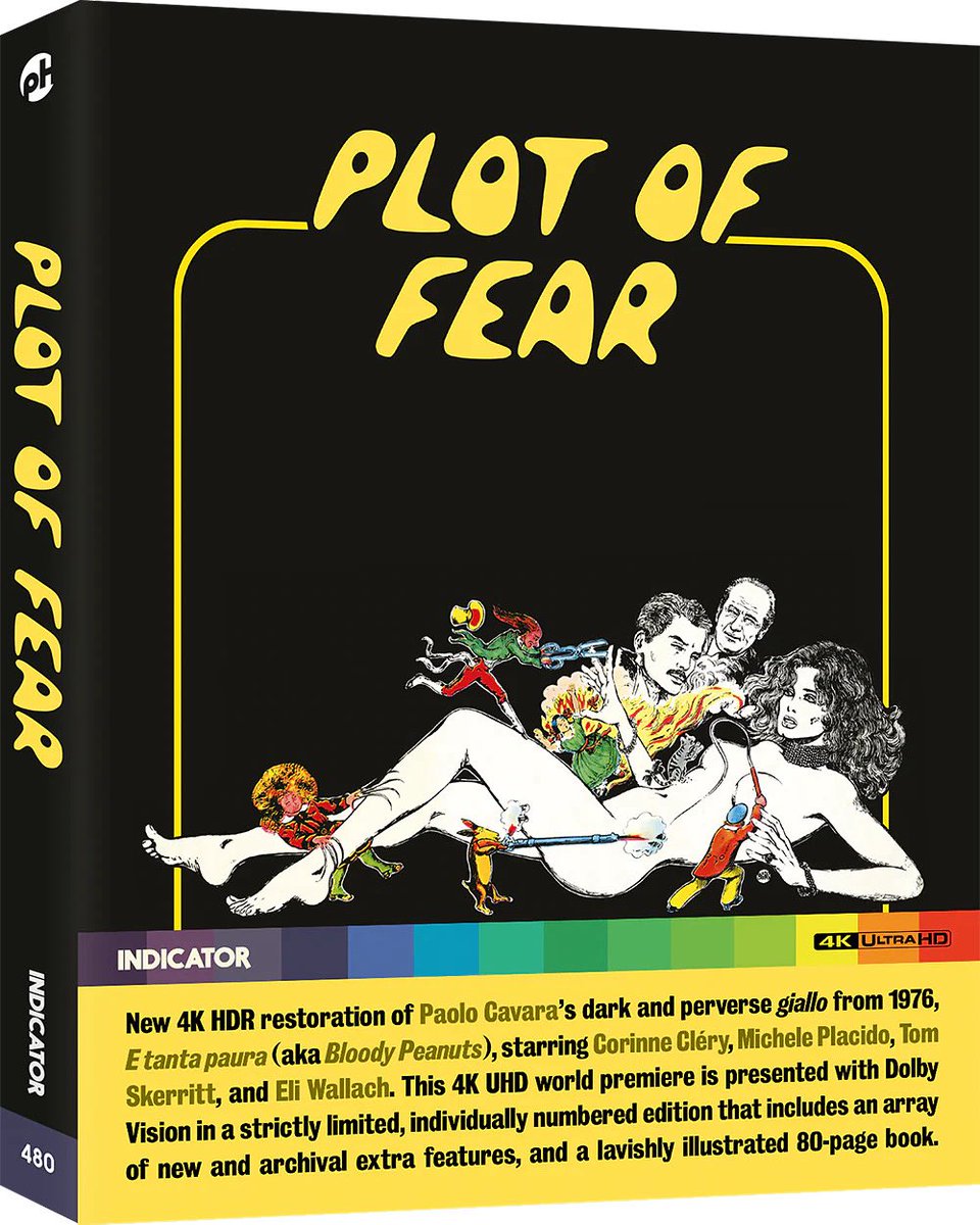dawnofthediscs's tweet image. Coming to 4K UHD in October from @indicatorseries
Plot of Fear (1976) 4K UHD
INDICATOR LIMITED EDITION 4K UHD SPECIAL FEATURES
New 4K HDR restoration from the original negative by Powerhouse Films
4K (2160p) UHD presentation in Dolby Vision (HDR10 compatible)
Original Italian…