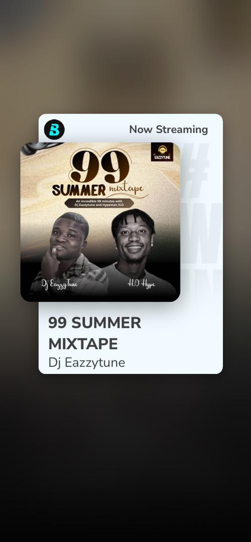 Entdaily001's tweet image. Best Mixtape in 2025 is Now On Apple Music, Spotify and Boomplay π₯π₯
See Tracklist Nau!!!! 99 Summer Mixtape by DJ EazzyTune & Hypeman HO
Link in comment β¬οΈ