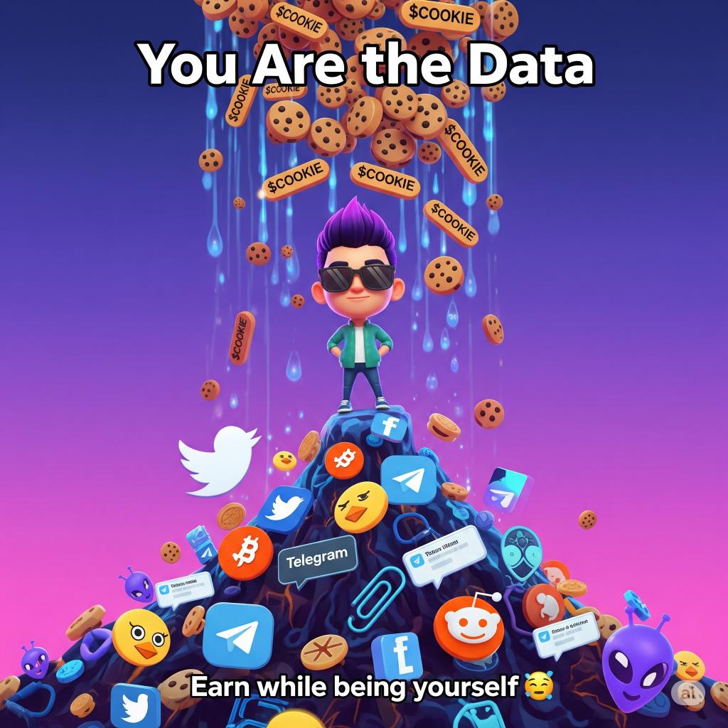 They said data is the new oil.
Cookie.fun said , you ARE the oil. 😎

Every meme you drop.
Every post you share.
Every tweet that vibes...
 It’s all valuable data.

Cookie.fun tracks it.
You earn $COOKIE for being you 🍪
Simple. Fun. Real.

#CookieFun