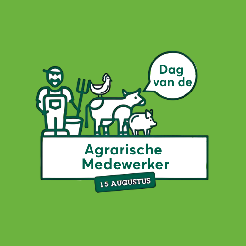 ★ Dag van de Agrarische Medewerker! ★

15 augustus is de Dag van de Agrarische Medewerker. Een mooi initiatief om alle hardwerkende agrarische medewerkers in het zonnetje te zetten, want agrarische bedrijven kunnen niet zonder hun medewerkers! 

#Dagvandeagrarischemedewerker