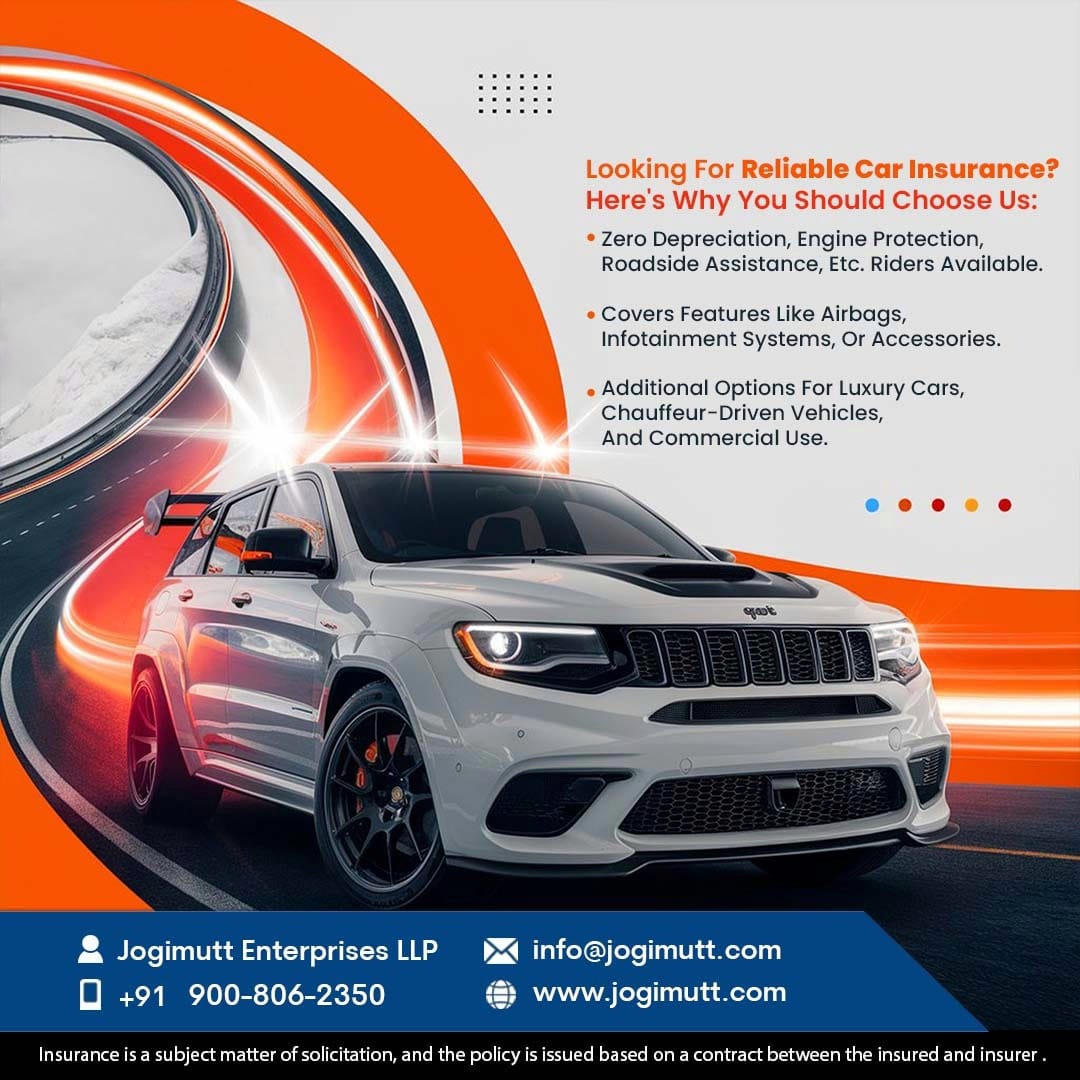 jogimuttent's tweet image. Need Reliable Car Insurance?
Get full protection with:
•  Zero Depreciation
•  Engine Cover
•  Roadside Assistance
•  Coverage for airbags, infotainment &amp;amp; accessories
•  Plans for luxury &amp;amp; commercial vehicles

#CarInsurance #CarInsurancePlans #JogimuttEnt #Bangalore #Insure