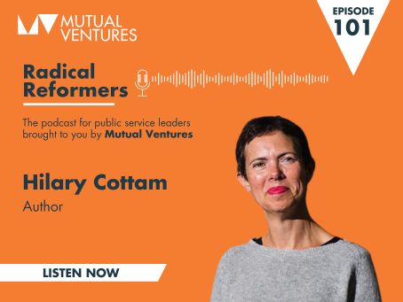 MutualVentures's tweet image. 🎧 In the latest episode of #RadicalReformers, @aglaird welcomes renowned public service innovator and author, @HilaryCottam. They discuss the importance of place and the role of local institutions in fostering healthy, fulfilling lives and creating #TheWorkWeNeed. Listen here:…
