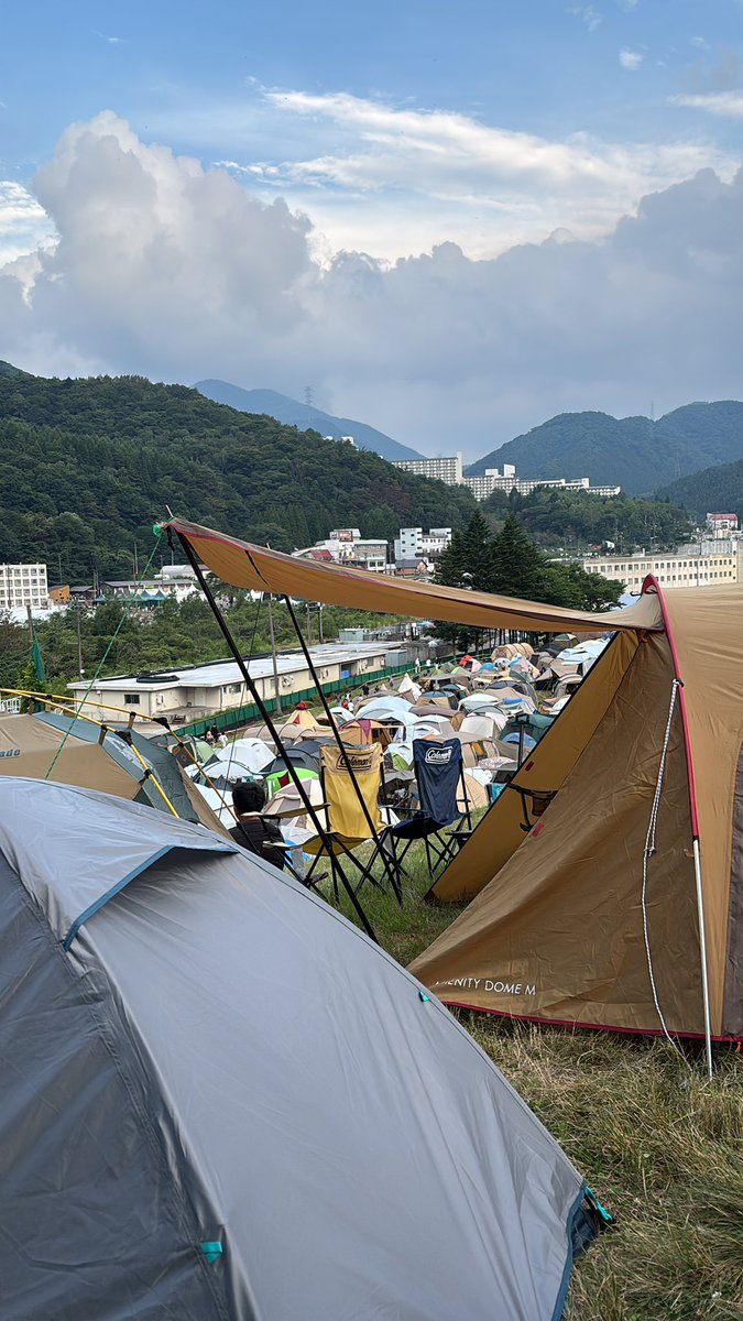 フジロック もう楽しい☺️