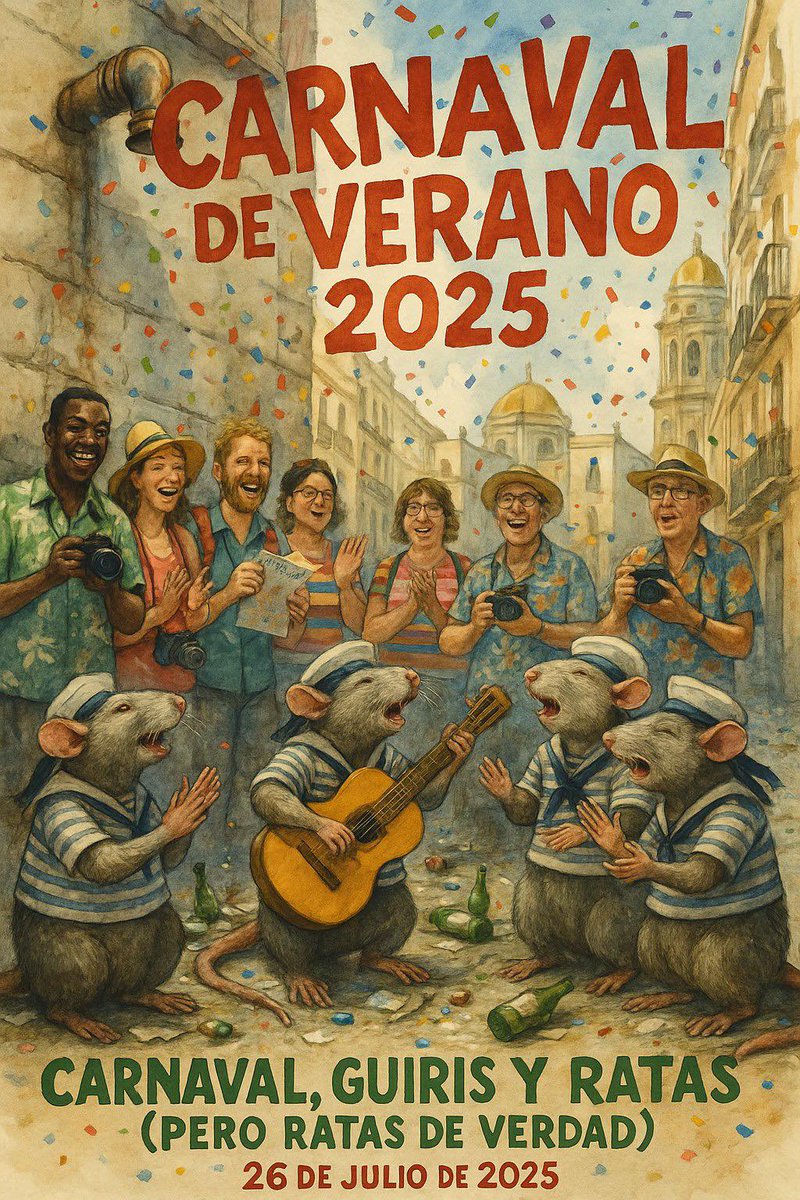 Sebloncadiz's tweet photo. #carnaval2025 Carnaval de Verano 2025. Sábado 26 de julio de 2025. https://t.co/VmPYKAe2B4
