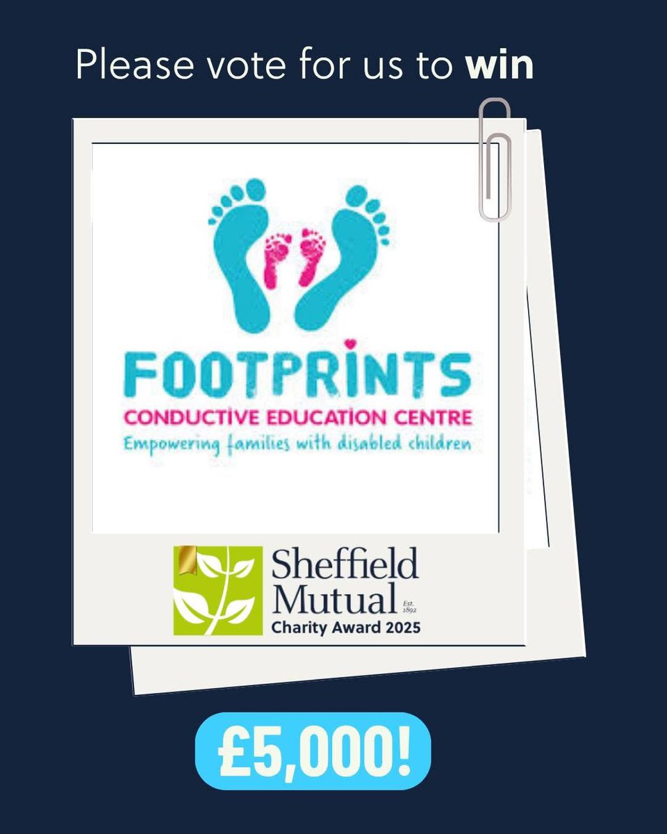 footprintscec's tweet image. 🌟 Please Vote and Share! 🌟
We're in the running to receive £5,000 from @SheffieldMutual, as one of the top 10 charities in their 2025 Charity Awards!
Please vote for us using the below link! 👣🙏
sheffieldmutual.com/sheffield-mutu…