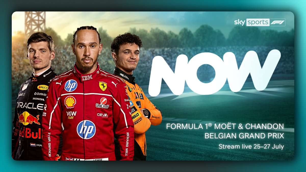 Formula 1 is back as the second half of the 2025 season begins with the Belgian Grand Prix!

Find out how to watch every lap with a NOW Sports Membership, plus how to get F1 Race Control for access to the pit lane channel, onboard cameras and more: help.nowtv.com/article/watch-…