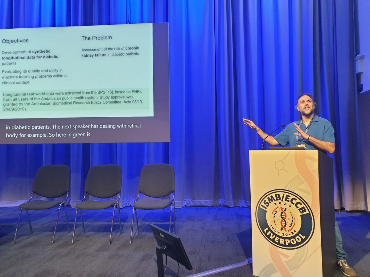<a href="/loucerac/">Carlos Loucera</a> introduces the #CAMDA25 Synthetic Electronic Health Records Challenge, discussing how patterns in longitudinal disease trajectories have been distilled from over a million diabetes patients to make them available for public research. <a href="/iscb/">ISCB News</a>