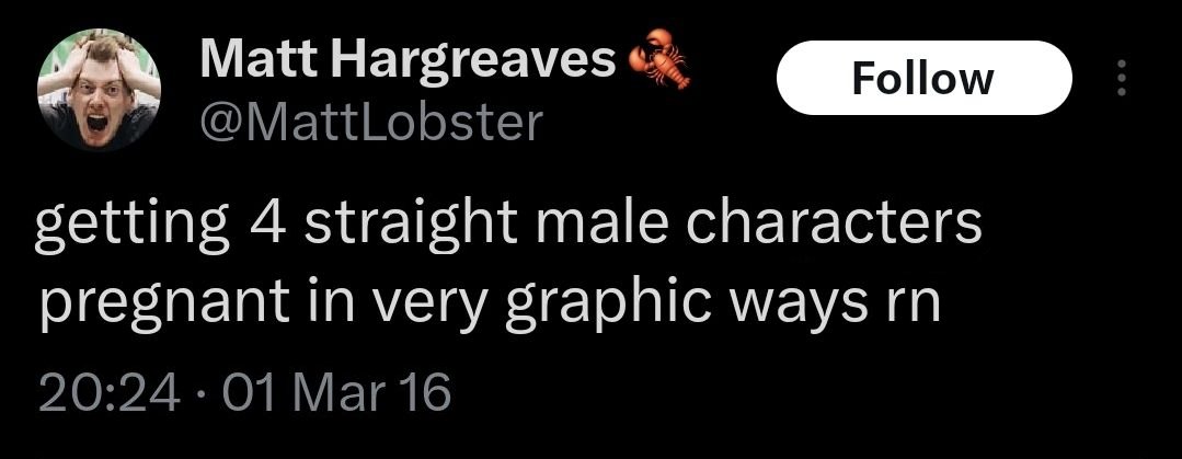 mattorment's tweet image. Why would he say that..